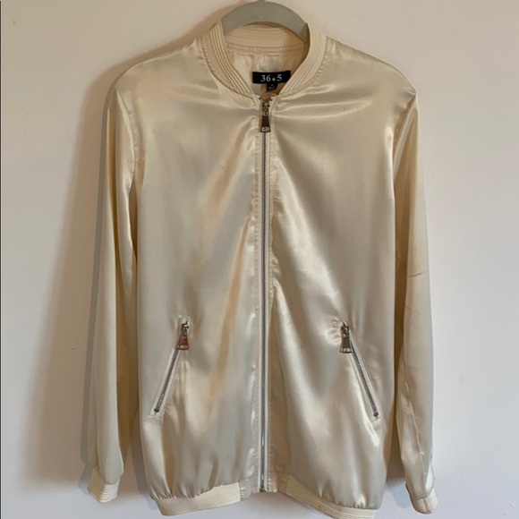 Satin bomber jacket - Picture 2 of 5